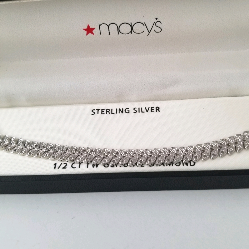 Sterling Silver Bracelet by Macy's - Picture 3 of 8